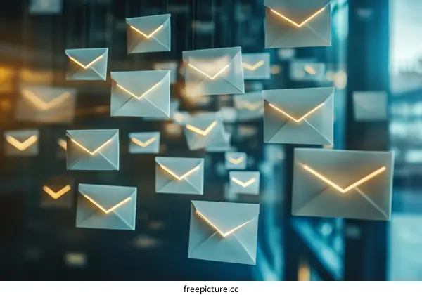 Email Communication Concept Illustration