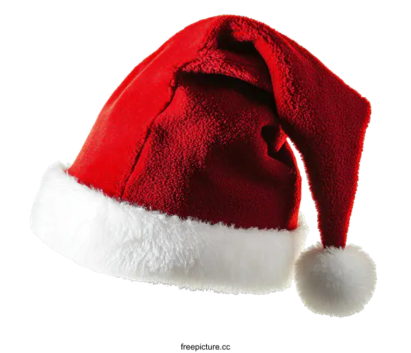 [Transparent Background PNG]Classic Red Christmas Santa Hat