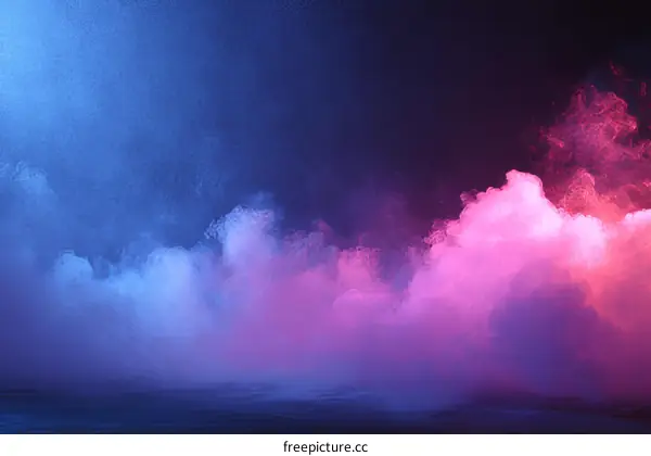 Colorful Smoke Abstract Background Design