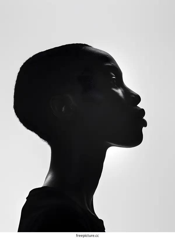 portrait of a young african woman