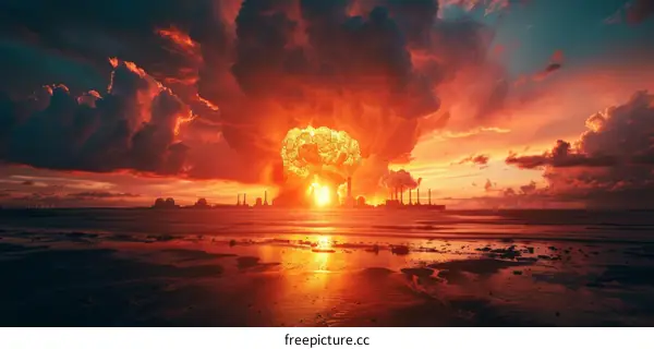 Nuclear Explosion Devastation