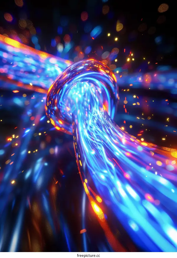Fiber Optics Through Cyberspace