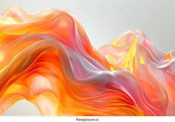 Colorful abstract waves