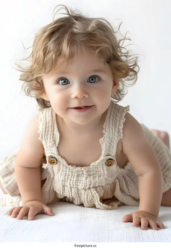 Portrait of a happy baby