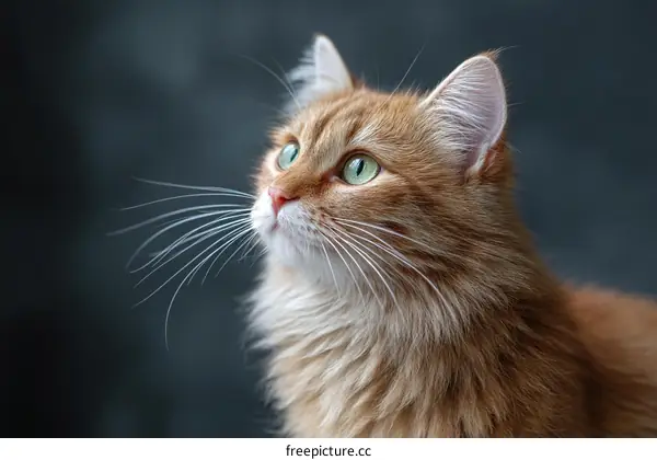 Close-up Portrait of a Ginger Cat