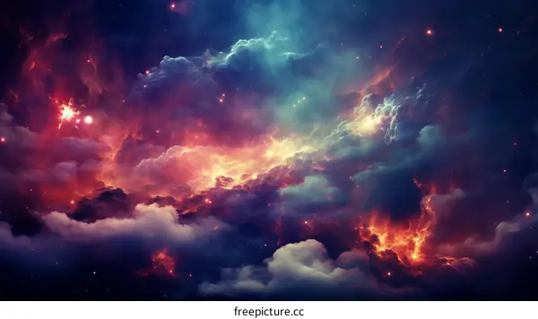 Interstellar Journey Through a Gaseous Nebula