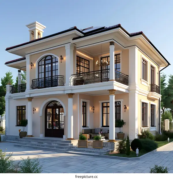 European style villa