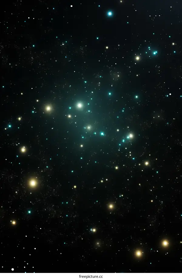 Glowing Stars in Deep Space