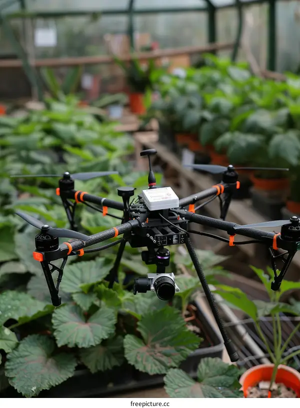 Drone Technology in Greenhouse Agriculture