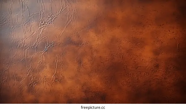 Close-up of brown leather texture