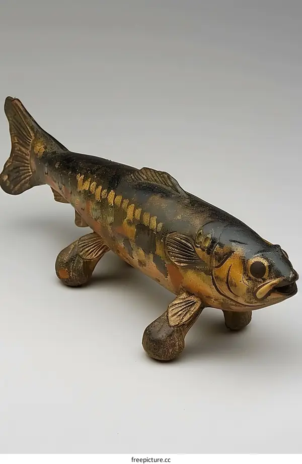 Ceramic Fish Figurine