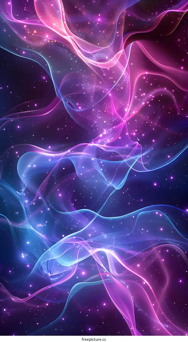 Cosmic Waves Abstract Background