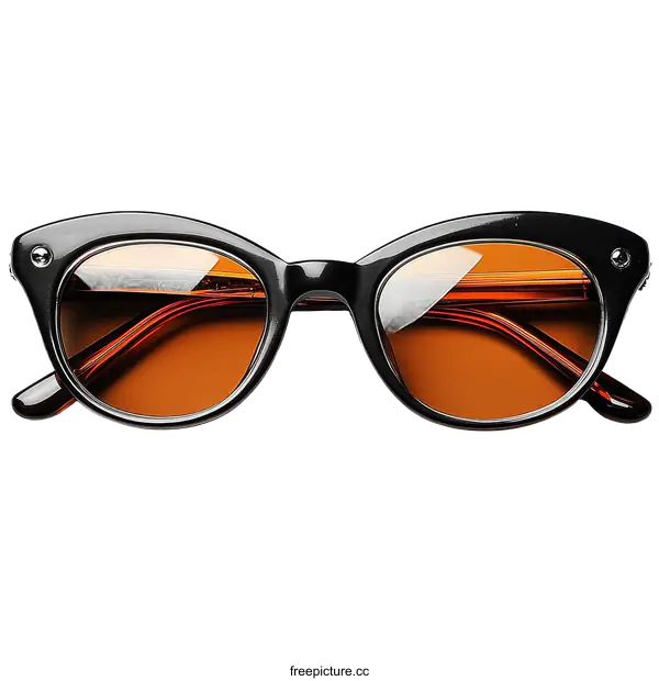 [Transparent Background PNG]Stylish Retro Cat Eye Sunglasses