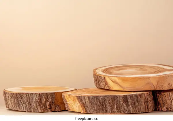 Natural Wooden Display Stands for Products
