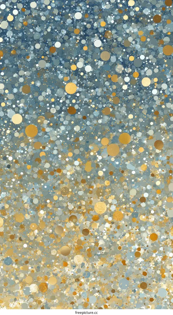 Abstract Glitter Circles Background Design