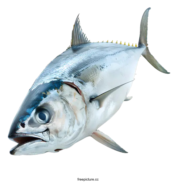 [Transparent Background PNG]A large tuna fish isolated on white background