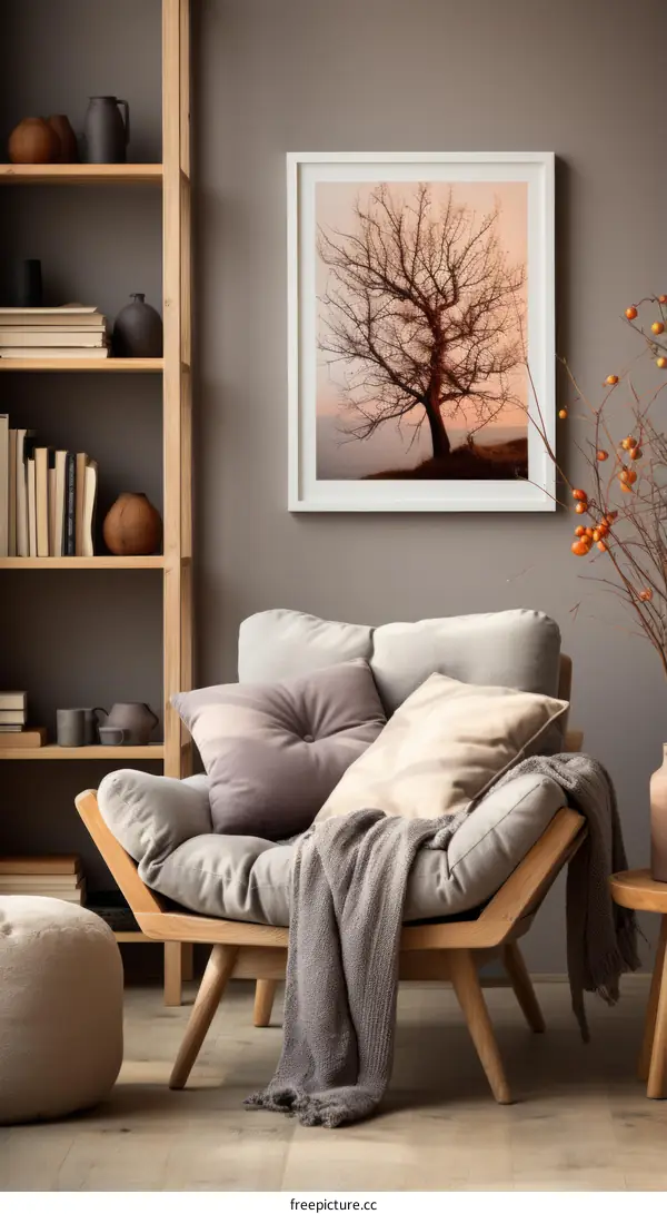 A solitary tree stands on a hilltop at sunset.