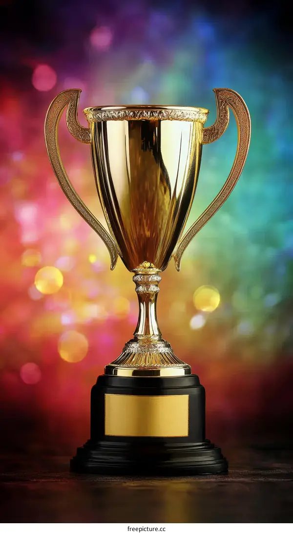 Golden Trophy Award Winning Prize