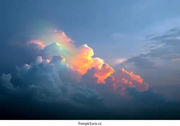 Stunning Colorful Cloudscape at Sunset