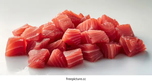 Diced Raw Tuna: Perfect for Sushi, Poke, and More