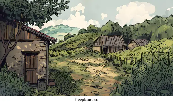 Countryside Cottage in a Rural Setting