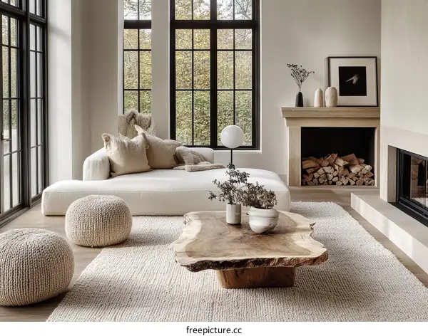 Modern Minimalist Living Room Interior Design