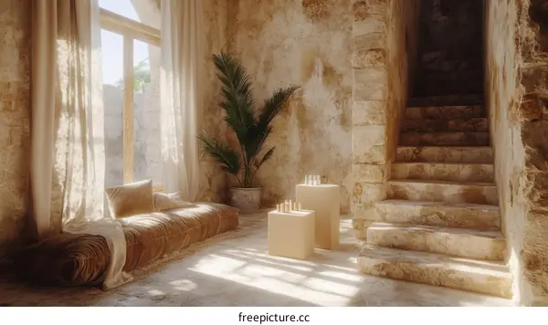 Rustic Interior Design with Natural Light