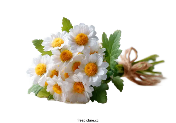 [Transparent Background PNG]Beautiful Bouquet of White Daisies
