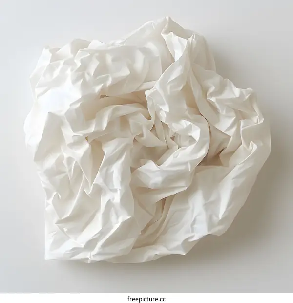 White Fabric Abstract Background Texture