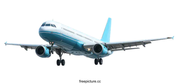 [Transparent Background PNG]Airplane Landing  Commercial Jetliner Taking Off