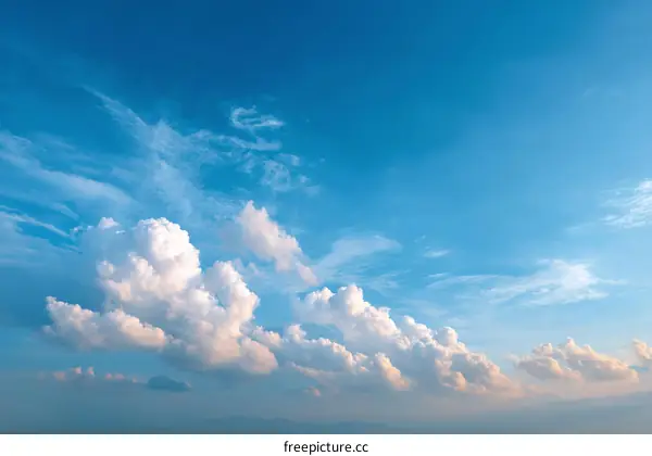 Beautiful Cloudscape Blue Sky