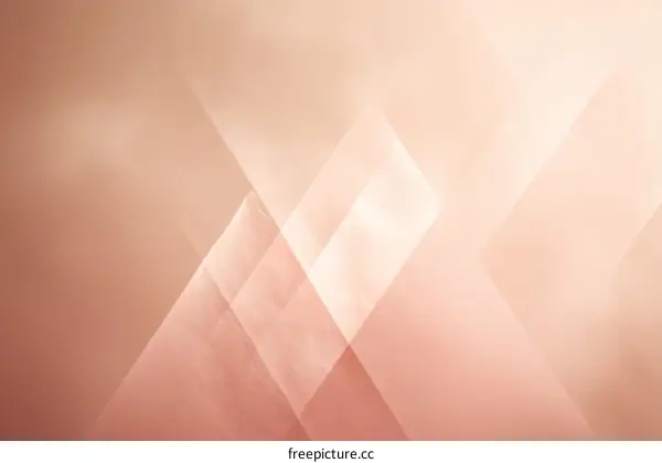 Abstract Geometric Background Design in Light Peach Tone