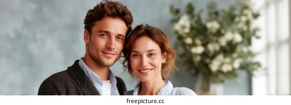 Couple Portrait in a Casual Setting