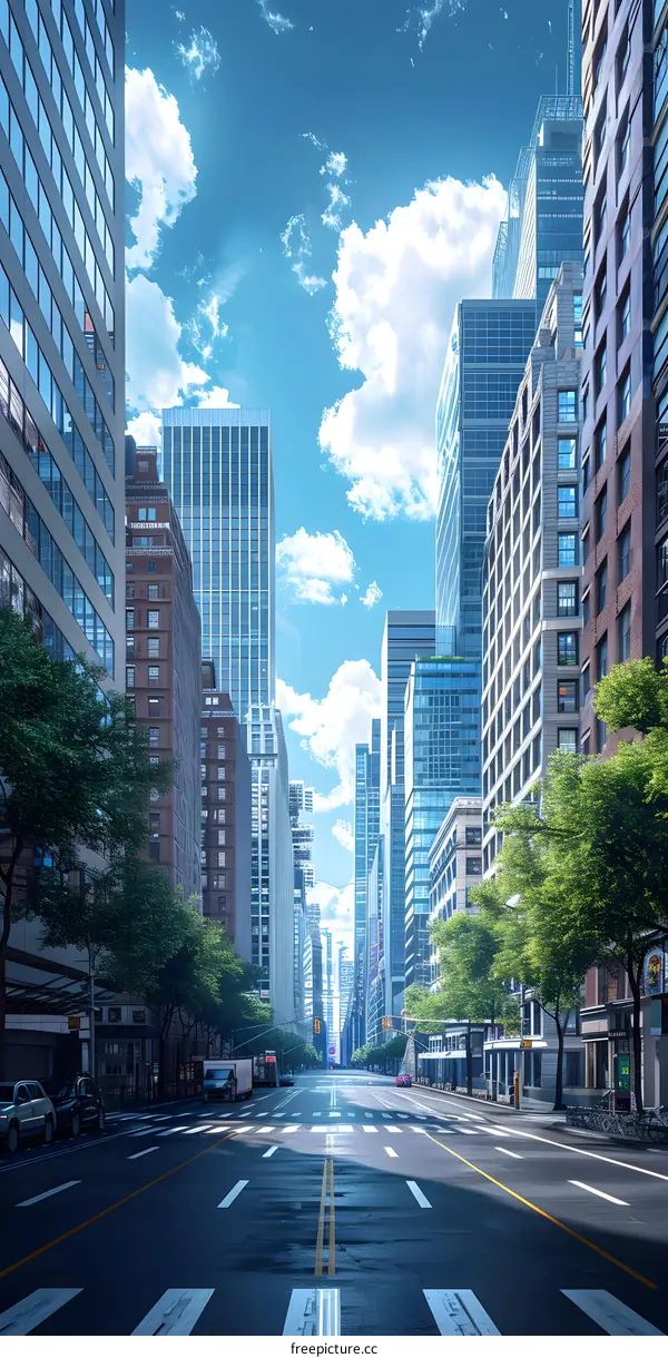 New York City Manhattan skyscrapers