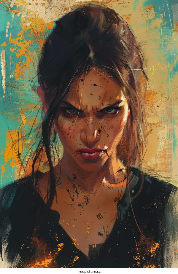 portrait of a young woman with brown hair and brown eyes