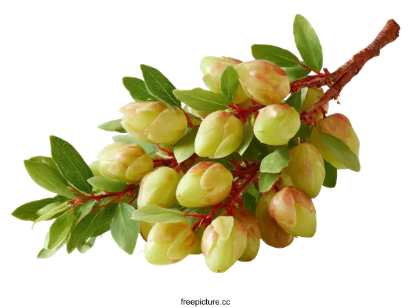 [Transparent Background PNG]Bunch of Decorative Fruits and Leaves