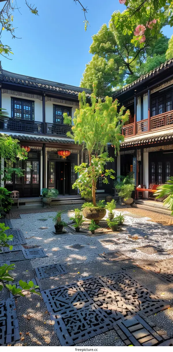 Traditional Chinese Courtyard House in Suzhou