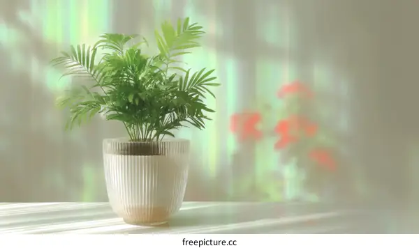 Indoor Plant in a Modern Pot