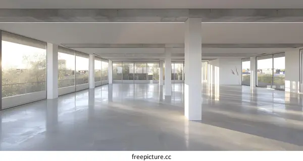 Modern Architecture Interior Design Empty Room