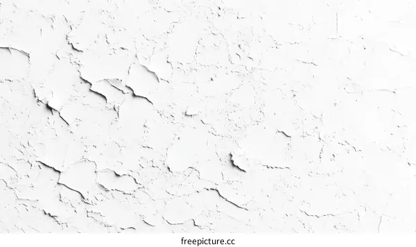 Cracked White Wall Texture Background