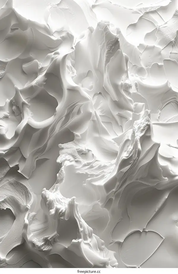 White creamy texture