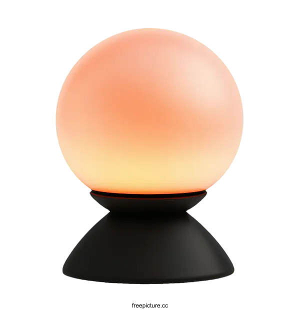 [Transparent Background PNG]Modern Colored Sphere Lamp