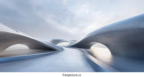 Modern Abstract Architecture Landscape Design