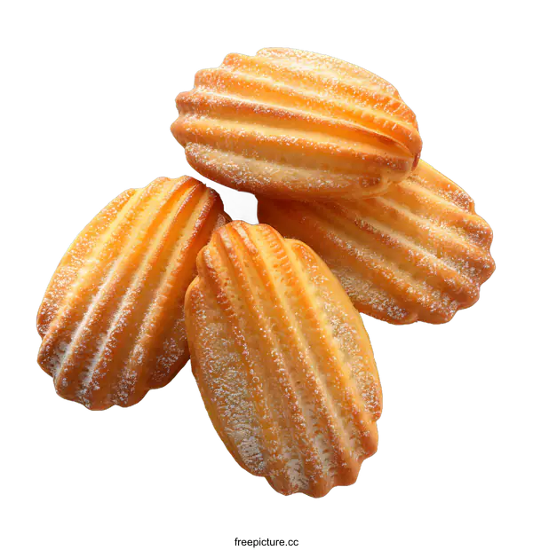 [Transparent Background PNG]Freshly Baked Cookies on White Background