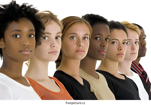 Diversity and Inclusion Portrait of Six People