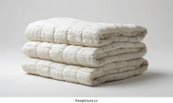 Three organic cotton muslin blankets