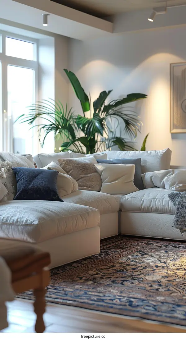 Cozy Modern Living Room Decor with IKEA Furniture