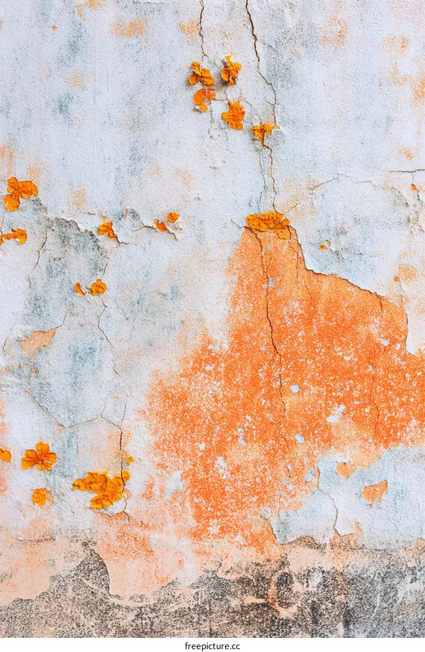 Peeling Paint on an Old Wall Texture