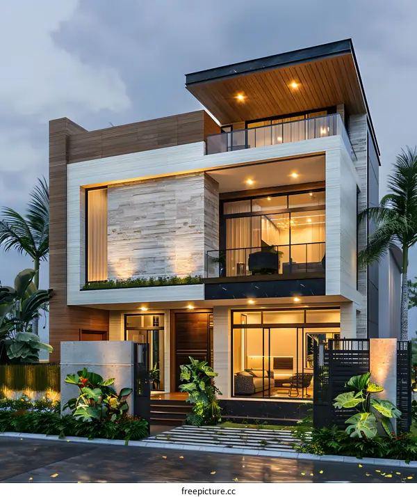 A modern style villa
