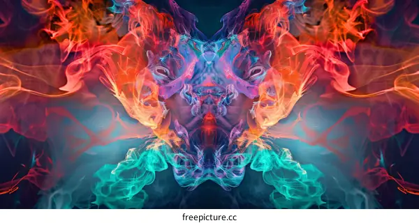 Mesmerizing Swirls of Smoke and Fire